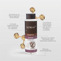 Shampoo Nutrición Intensiva Sienna 500ml - Control Frizz